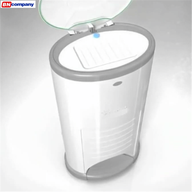 Latest-Model ABS Plastic Material Foot Pedal Open Trashcan